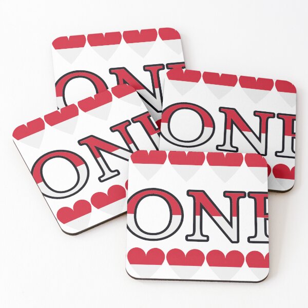 Item preview, Indonesia Flag Letters And Hearts designed and sold by TheIconSmith.