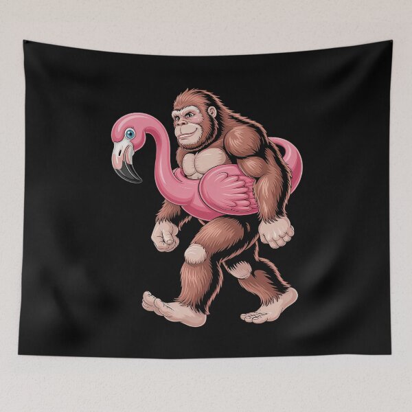 Item preview, Pool Party Bigfoot Flamingo designed and sold by SiegridOffical.