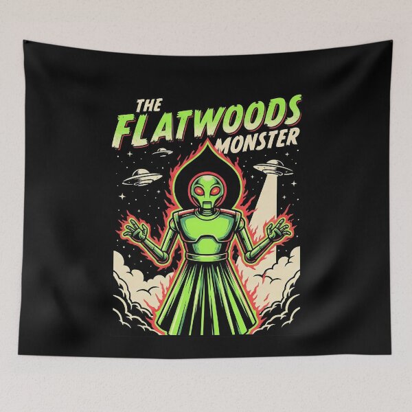 Artikelvorschau, Vintage Flatwoods Monster Cryptid Alien entworfen und verkauft von k3rstman1.