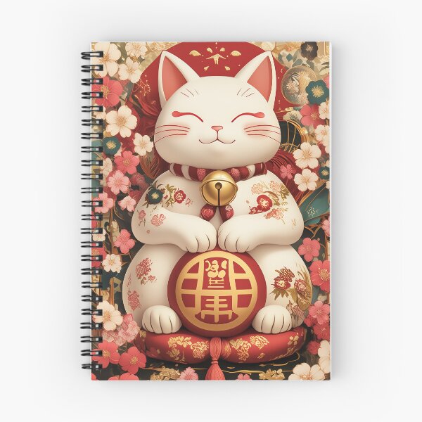 Item preview, Lucky cat Maneki-Neko designed and sold by Lenycherry_art.