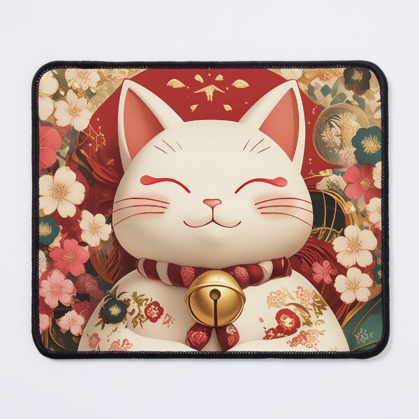 Item preview, Lucky cat Maneki-Neko designed and sold by Lenycherry_art.