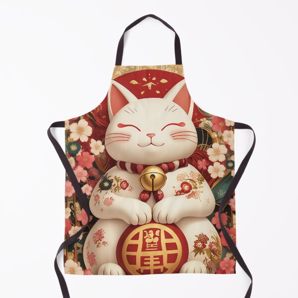 Item preview, Lucky cat Maneki-Neko designed and sold by Lenycherry_art.