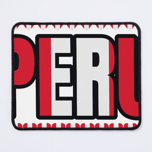 Item preview, Peru Flag Letters And Hearts designed and sold by TheIconSmith.