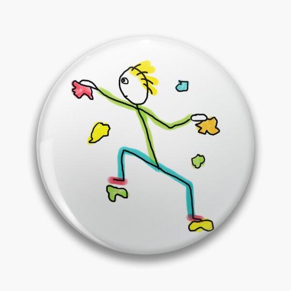 Item preview, Indoor Climbing Stickman designed and sold by Mark-Ewbie.