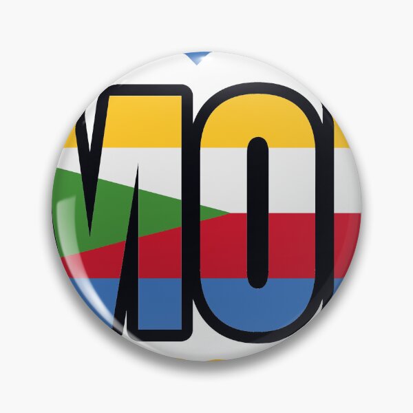 Item preview, Comoros Flag Letters And Hearts designed and sold by TheIconSmith.