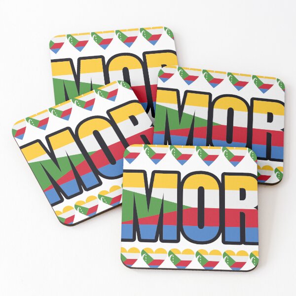 Item preview, Comoros Flag Letters And Hearts designed and sold by TheIconSmith.