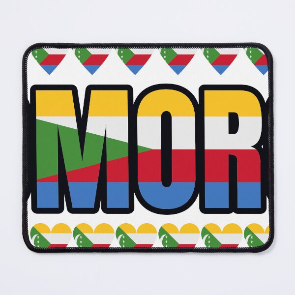 Item preview, Comoros Flag Letters And Hearts designed and sold by TheIconSmith.