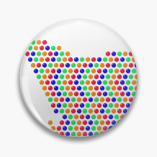Item preview, Multicolored Rhinestone Tasmania designed and sold by TheIconSmith.