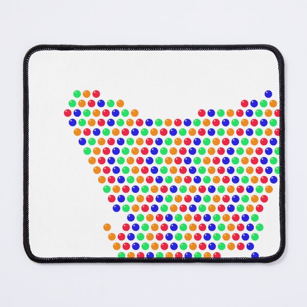 Item preview, Multicolored Rhinestone Tasmania designed and sold by TheIconSmith.