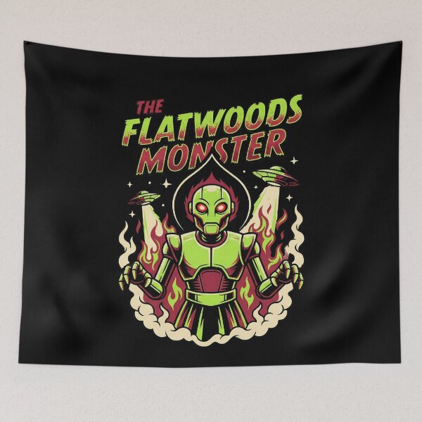Item preview, Flatwoods Monster Vintage Alien UFO Cryptid designed and sold by k3rstman1.