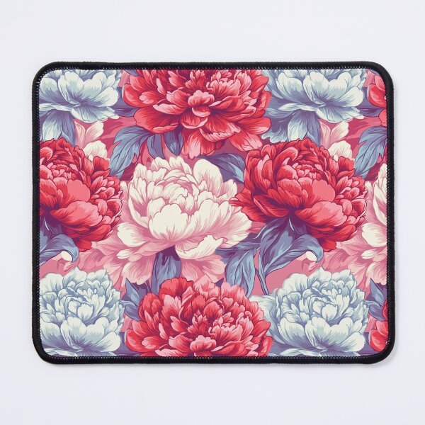 Item preview, Elegant Charming Floral Peonies Print For Sunny Interiors designed and sold by RoyalStarsPatts.