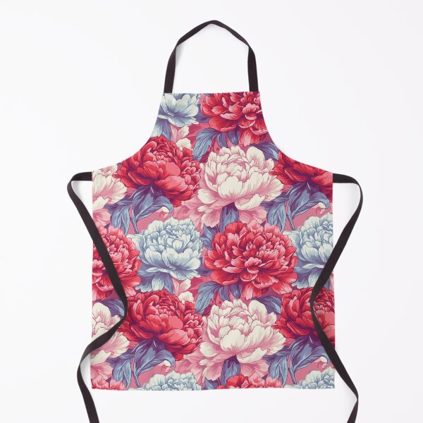 Item preview, Elegant Charming Floral Peonies Print For Sunny Interiors designed and sold by RoyalStarsPatts.