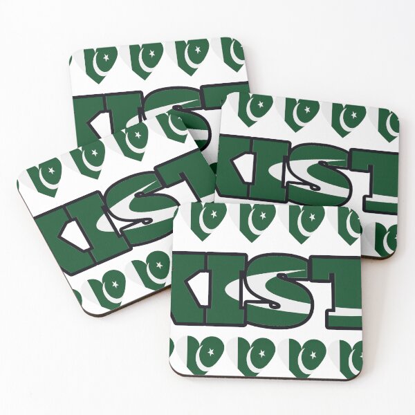 Item preview, Pakistan Flag Letters And Hearts designed and sold by TheIconSmith.