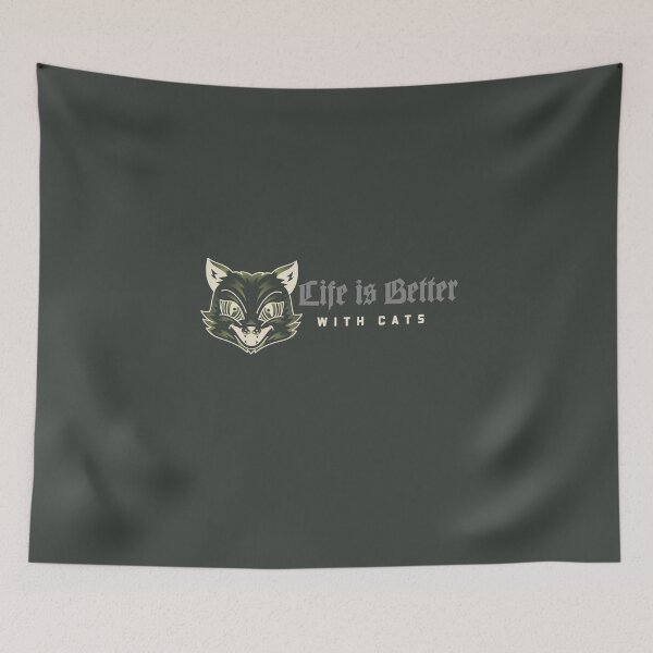 Item preview, Life Is Better with Cats baby cats. designed and sold by "Vibe & Style Merch".