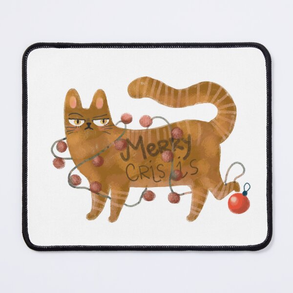 Item preview, Mean cat, merry crisis, Christmas memes designed and sold by Dormitria.