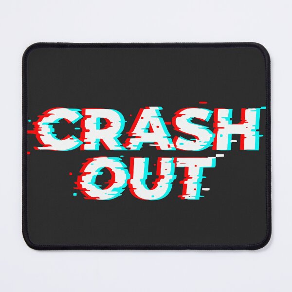Item preview, Crash Out Glitch Effect Cyber Typography designed and sold by WAMTEES.