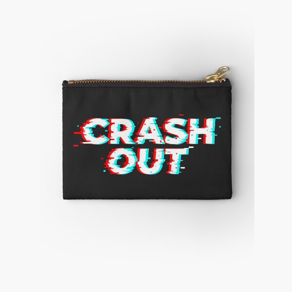 Item preview, Crash Out Glitch Effect Cyber Typography designed and sold by WAMTEES.