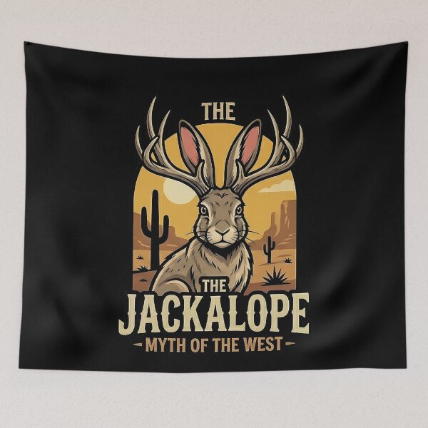 Item preview, Jackalope Myth of the West Desert Creature designed and sold by k3rstman1.