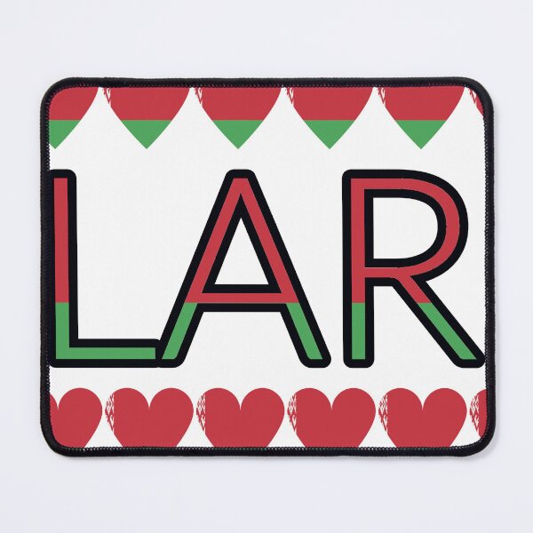 Item preview, Belarus Flag Letters And Hearts designed and sold by TheIconSmith.