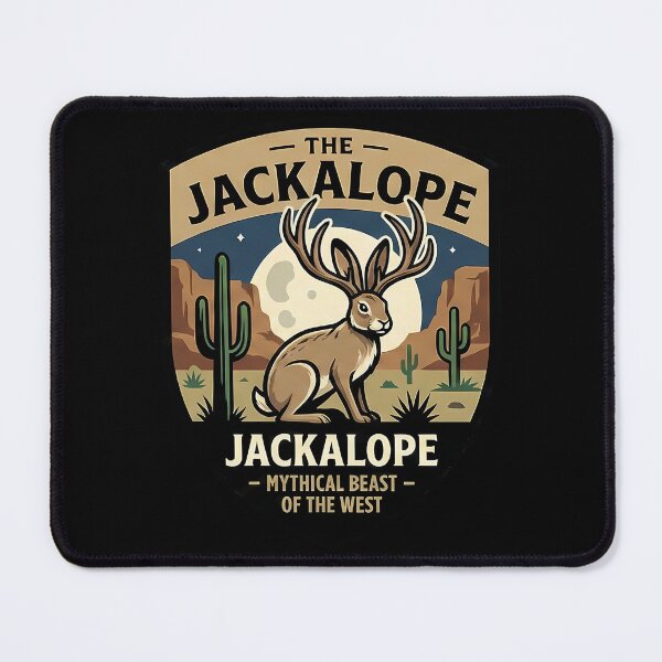 Item preview, Jackalope Mythical Beast Western Desert designed and sold by k3rstman1.