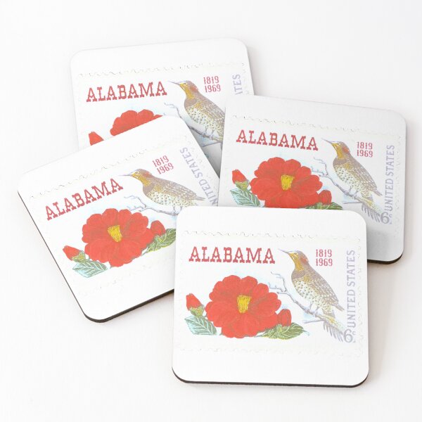 Artikelvorschau, Amerikanische USA Alabama Vogel Vintage Briefmarke entworfen und verkauft von red-amber65.