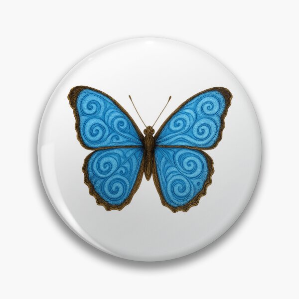Item preview, Blue Swirl Butterfly designed and sold by Ogfx.