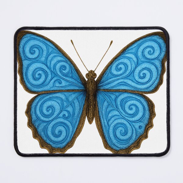 Item preview, Blue Swirl Butterfly designed and sold by Ogfx.