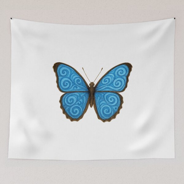 Item preview, Blue Swirl Butterfly designed and sold by Ogfx.