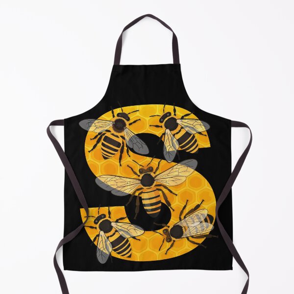Item preview, BEES LETTER S designed and sold by ART-TYPE.
