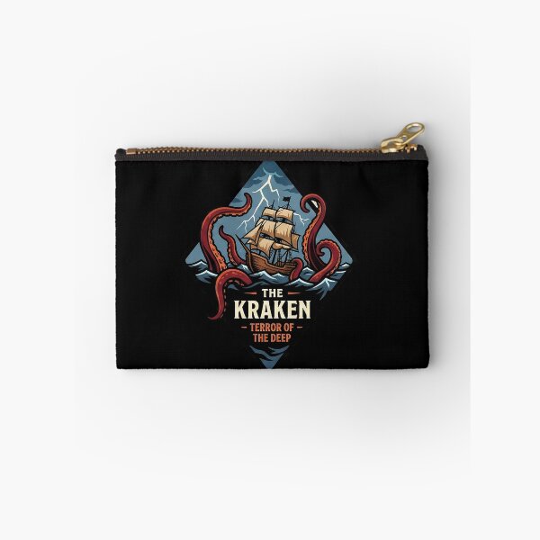 Item preview, Giant Kraken Attack Ship Stormy Ocean designed and sold by k3rstman1.