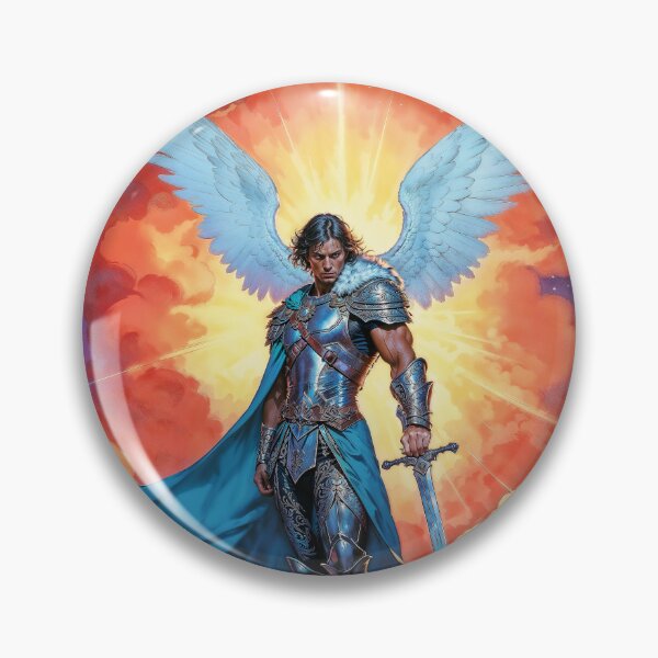 Item preview, Seraph of the Red Sun Archangel Michael designed and sold by AliceWhiteDF.