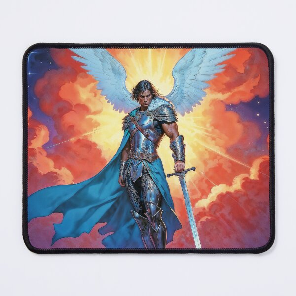 Item preview, Seraph of the Red Sun Archangel Michael designed and sold by AliceWhiteDF.