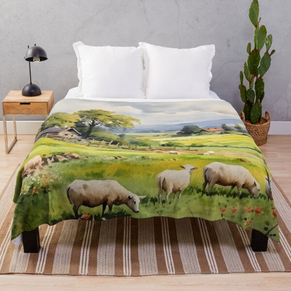 Item preview, Countryside Watercolor Background 01 designed and sold by CharlieDesings.