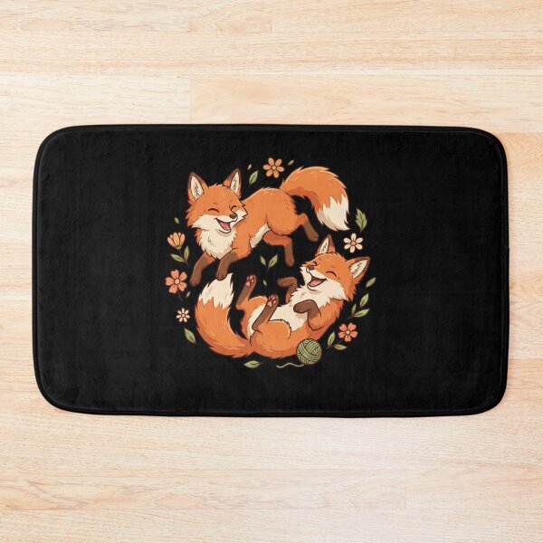 Item preview, Cute Playful Woodland Foxes Nature Animals designed and sold by k3rstman1.