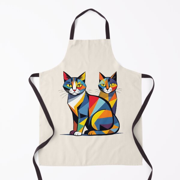 Item preview, Cubist cats designed and sold by PrintLabStudio.