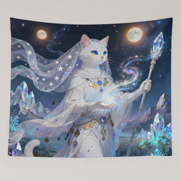 Item preview, Feline Lyran Cats – Mystical Star Cats designed and sold by SoniaSarkali.