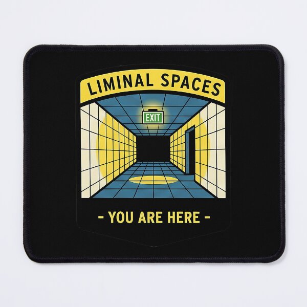 Item preview, Liminal Spaces You Are Here Exit Sign Surreal designed and sold by k3rstman1.