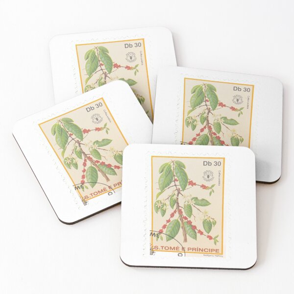 Item preview, Flower S.Tome Principe Vintage Postage Stamp designed and sold by red-amber65.