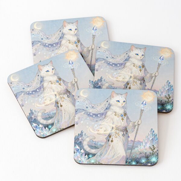 Item preview, Feline Lyran Cats – Mystical Star Cats designed and sold by SoniaSarkali.
