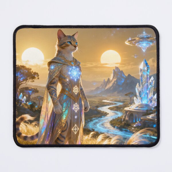 Item preview, Feline Lyran Cats – Mystical Star Cats designed and sold by SoniaSarkali.