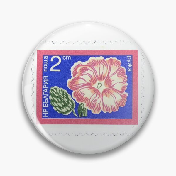 Item preview, Vintage Flowers Postage Stamp designed and sold by red-amber65.
