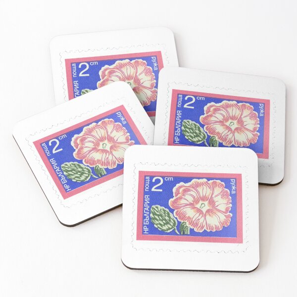 Item preview, Vintage Flowers Postage Stamp designed and sold by red-amber65.
