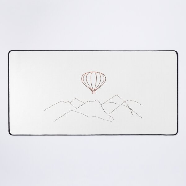 Item preview, Minimalist Hot Air Balloon Scene designed and sold by mari0n980.
