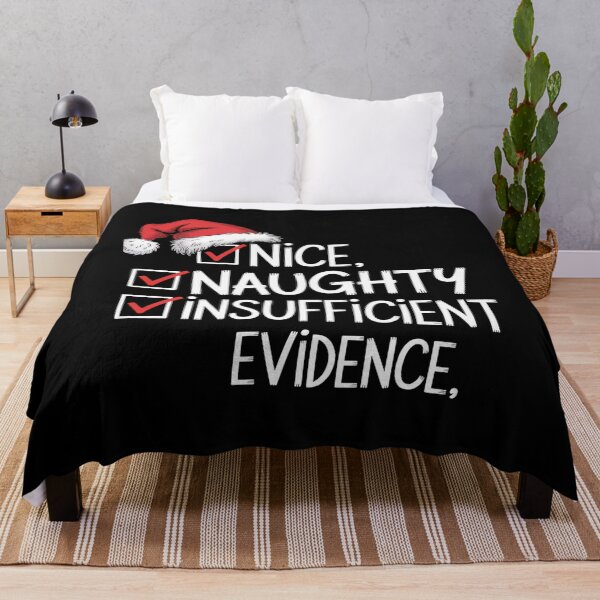 Item preview, Nice Naughty Insufficient Evidence Christmas designed and sold by HeinzanoWeno.