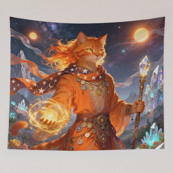 Item preview, Feline Lyran Cats – Mystical Star Cats designed and sold by SoniaSarkali.