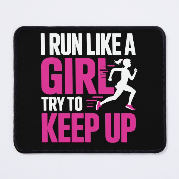 Item preview, Female Runners I Run Like a Girl Try to Keep Up Funny Running designed and sold by tmerchtrends.