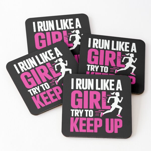 Item preview, Female Runners I Run Like a Girl Try to Keep Up Funny Running designed and sold by tmerchtrends.