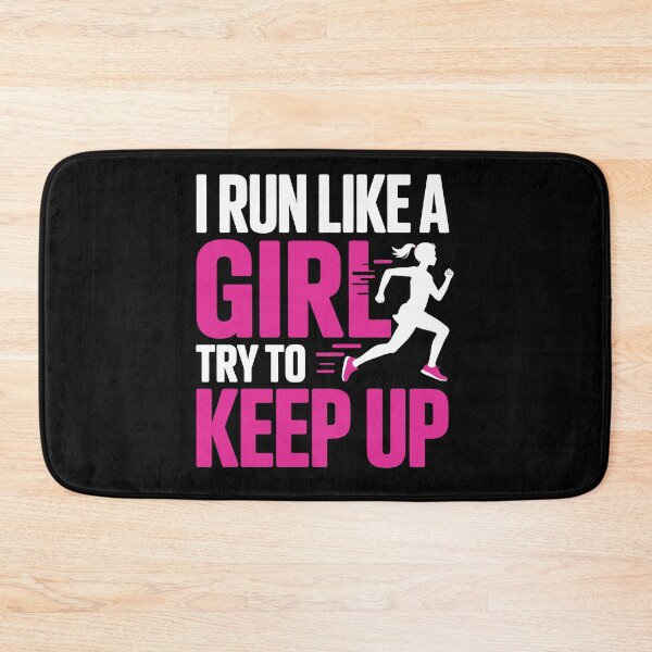 Item preview, Female Runners I Run Like a Girl Try to Keep Up Funny Running designed and sold by tmerchtrends.