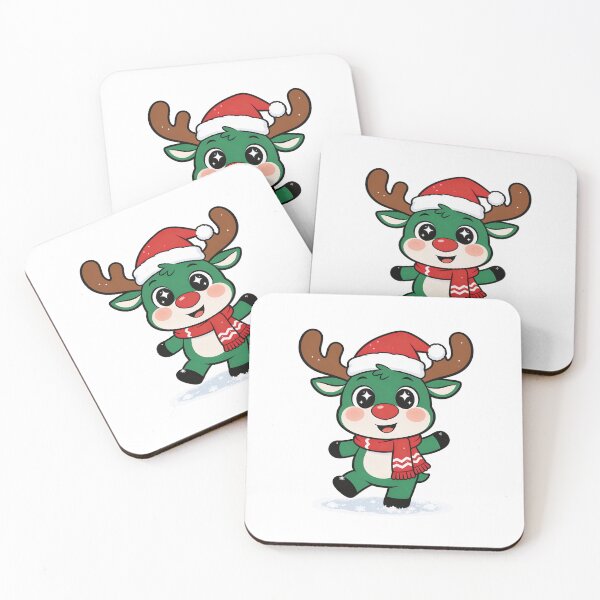 Item preview, Cute Christmas Moose Santa Hat designed and sold by familysteven.