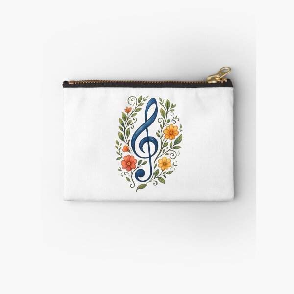 Item preview, treble clef floral designed and sold by Sn1ver.